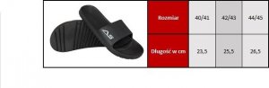 Aqua-Sport Klapki Na Basen Aqua Sport Nero Black R.40/41 2