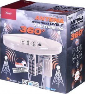 Antena RTV Arkas Antena zewnętrzna DVB-T XENIC AV9003C 5G 8