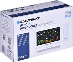 Stacja pogodowa Blaupunkt Stacja pogodowa z 1 czujnikiem zewnętrznym WS50WH APP 6