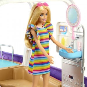 Lalka Barbie Mattel Wymarzona łódka DreamBoat Zestaw HJV37 2