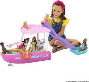 Lalka Barbie Mattel Wymarzona łódka DreamBoat Zestaw HJV37 7