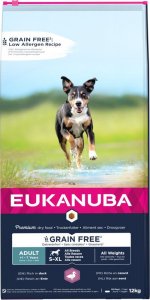 EUKANUBA EUKANUBA Adult Grain Free all breeds kaczka pies 12KG 1