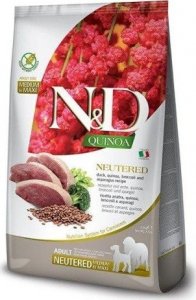 Farmina FARMINA N&D QUINOA DUCK,BROCCOLI&ASPARAGUS NEUTERED ADULT MEDIUM MAXI 12kg 1