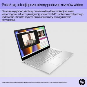 Laptop HP HP Envy 17 17-cr0044nw i7-1260P 17"FHD 300nits IPS 16GB DDR4 3200 SSD1TB Intel Iris Xe Graphics Win11 Silver 17