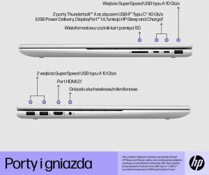Laptop HP HP Envy 17 17-cr0044nw i7-1260P 17"FHD 300nits IPS 16GB DDR4 3200 SSD1TB Intel Iris Xe Graphics Win11 Silver 19