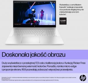 Laptop HP HP Envy 17 17-cr0044nw i7-1260P 17"FHD 300nits IPS 16GB DDR4 3200 SSD1TB Intel Iris Xe Graphics Win11 Silver 20