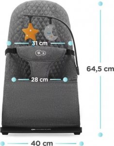 KinderKraft Bujaczek Grawitacyjny MIMI GREY 6