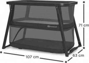 KinderKraft Kinderkraft łóżeczko turystyczne SOFI PLUS GREY 5