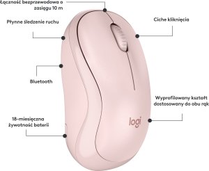 Mysz Logitech M240 Silent różowa (910-007121) 7