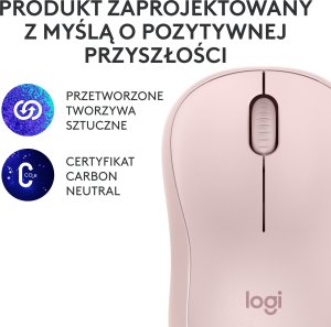 Mysz Logitech M240 Silent różowa (910-007121) 8