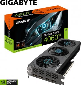 Karta graficzna Gigabyte GeForce RTX 4060 Ti Eagle OC 8GB GDDR6 (GV-N406TEAGLE OC-8GD) 8