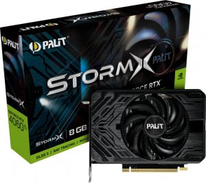 Karta graficzna Palit GeForce RTX 4060 Ti StormX 8GB GDDR6 (NE6406T019P1-1060F) 1