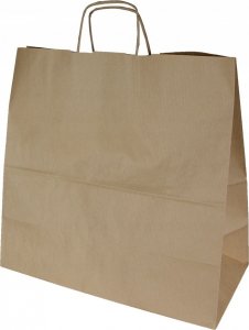 NC Koperty Torba papierowa 30.5x17x42.5cm brązowa 3