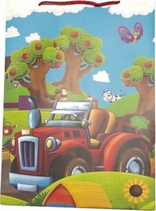 JU-PITER Torebka ozdobna prezentowa 4wz 26x32x25cm JP 4606A szerokie dno mix cena za 1 szt 4