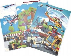 JU-PITER Torebka ozdobna prezentowa 4wz 26x32x25cm JP 4606A szerokie dno mix cena za 1 szt 5