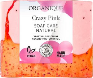 Organique ORGANIQUE Mydło naturalnie pielęgnujące Crazy Pink 100g 1