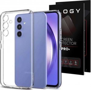 Spigen Etui na telefon Spigen Liquid Crystal do Samsung Galaxy A54 5G Crystal Clear + Szkło 1