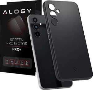 Spigen Etui ochronne na telefon Spigen Thin Fit obudowa do Samsung Galaxy A54 5G Black + Szkło 1