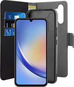 Puro Etui PURO Wallet Detachable 2w1 Samsung Galaxy A34 5G (czarny) 1