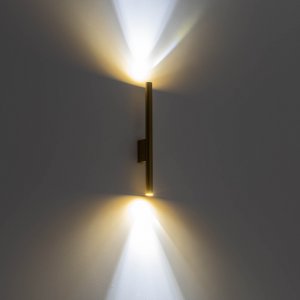 Kinkiet Nowodvorski Nowoczesna lampa ścienna Laser 10562 złota tuba do sypialni 3