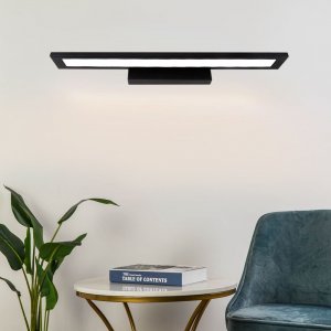 Kinkiet Toolight KINKIET ŁAZIENKOWY LED 60CM APP840-1W FLAT BLACK 3