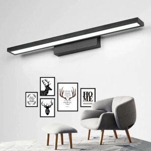 Kinkiet Toolight KINKIET ŁAZIENKOWY LED 60CM APP840-1W FLAT BLACK 4