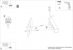Kinkiet Thoro Lampa naścienna Pinne TH.237 Thoro LED 50W 4000K listwa do salonu biała 6