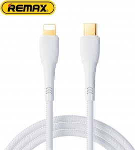 Kabel USB Remax USB-C - Lightning 1.2 m Biały (RC-C063 White) 1