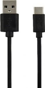 Kabel USB Vega USB-A - USB-C 1 m Czarny 1