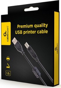 Kabel USB Cablexpert USB-A - USB-B 1.5 m Czarny (CCFB-USB2-AMBM-1.5M) 4