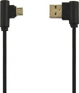 Kabel USB Vega USB-A - microUSB 1 m Czarny (22492) 1