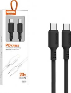 Kabel USB Vega USB-C - USB-C 1.2 m Czarny 1