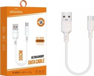 Kabel USB Vega USB-A - microUSB 0.3 m Biały 1