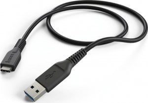 Kabel USB Hama USB-A - USB-C 1 m Czarny (12079610865) 1