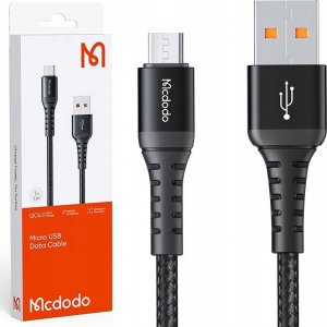 Kabel USB Mcdodo USB-A - microUSB 1 m Czarny (CA-2281) 1