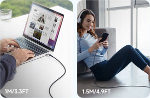 Kabel USB Mcdodo USB-C - USB-C 1.5 m Czarny (CA-3131) 10