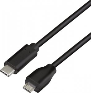 Kabel USB LogiLink LogiLink USB 2.0 Kabel, C/M zu Micro-USB/M 1,00m schwarz 1