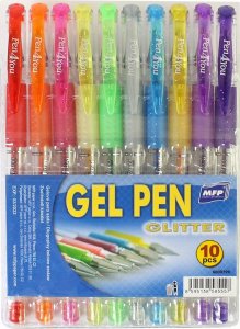 MFP paper długopis żelowy zestaw 10szt GC1068-10 glitter 6000799 1
