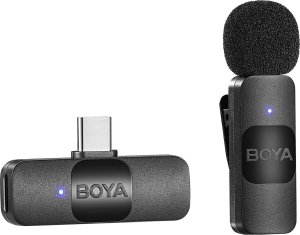 Kabel USB Boya BOYA BY-V10 kabelloses Mikrofon für USB-C 1