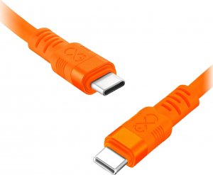 Kabel USB Orno USB-C - USB-C 2 m Pomarańczowy (CABEXCWHPUCUC2.0MIX) 1