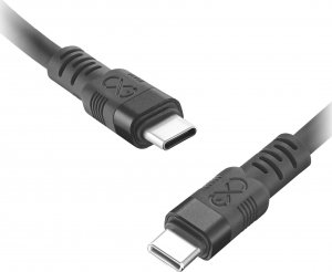 Kabel USB Orno USB-C - USB-C 0.9 m Czarny (CABEXCWHPUCUC0.9PMIX) 1