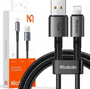 Kabel USB Mcdodo USB-A - Lightning 1.2 m Czarny (CA-3580) 1