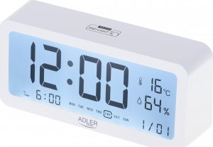 Adler AD 1195w Budzik na baterie - biały 2