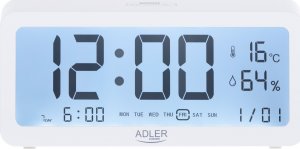 Adler AD 1195w Budzik na baterie - biały 3