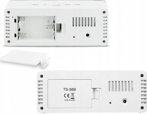 Verk ZEGAR BUDZIK TERMOMETR LUSTRO LED ALARM DATA 4w1 5