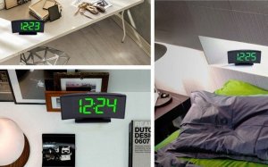 Dexxer Budzik z Wyświetlaczem Zegar Termometr 4