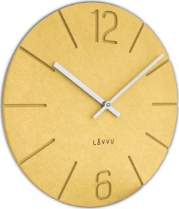 Lavvu LAVVU Żółty zegar ścienny Natur* 34cm 3