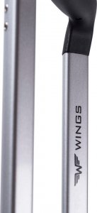 Wings Wings  Mała walizka kabinowa na 4 kółkach ABS 26l brązowa 4