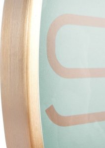 Orion Zegar ścienny złoty miętowy 30 cm 3