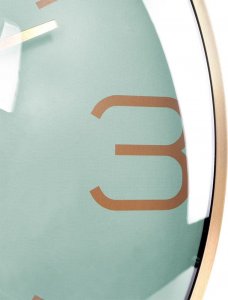 Orion Zegar ścienny złoty miętowy 30 cm 4